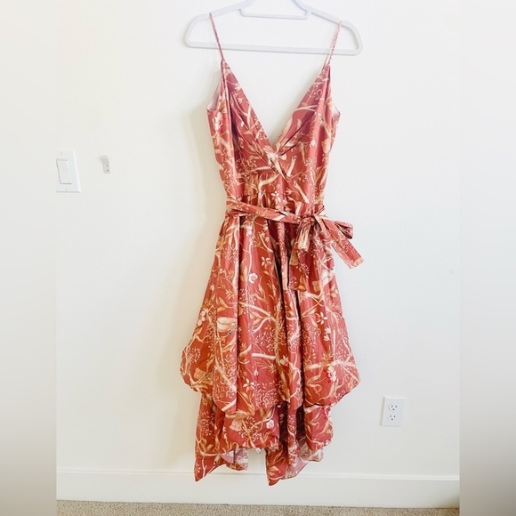 JOHANNA ORTIZ Cacatua belted layered floral-print cotton-poplin midi dress 6 - Picture 4 of 13